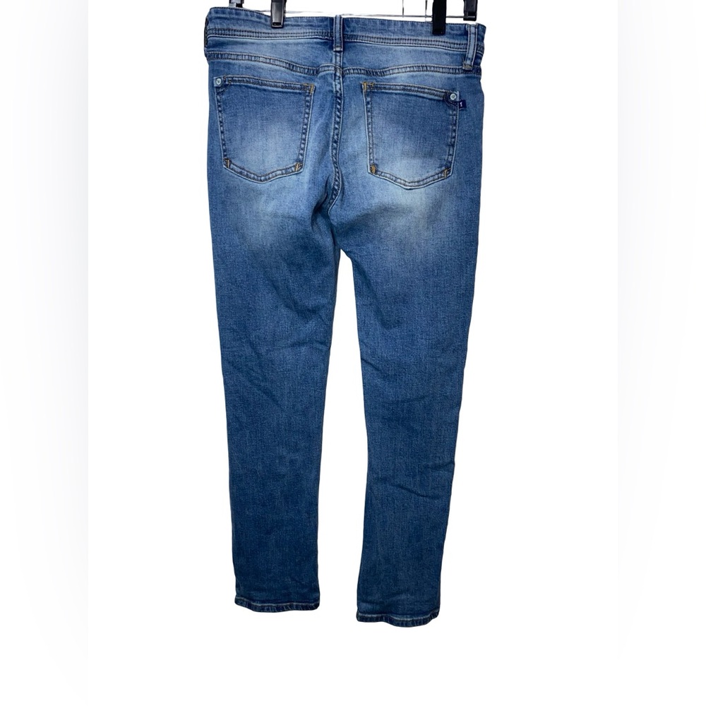 Anthropologie Pilcro Slim Boyfriend Jeans - Mid-Rise Cropped - Size 28 - Picture 2 of 6